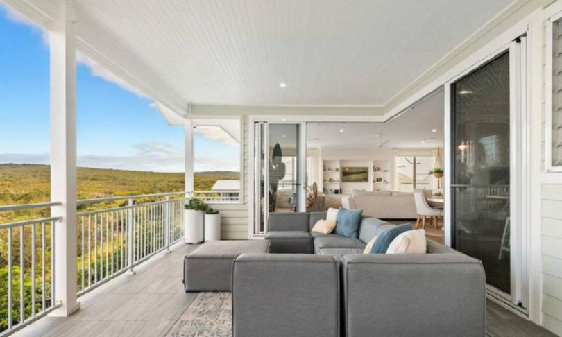 37 Surfside Drive in Catherine Hill Bay is listed with a guide of $4.8 million to $5.1 million with Nick Clarke and Taylah Clarke at Clarke and Co Estate Agents.