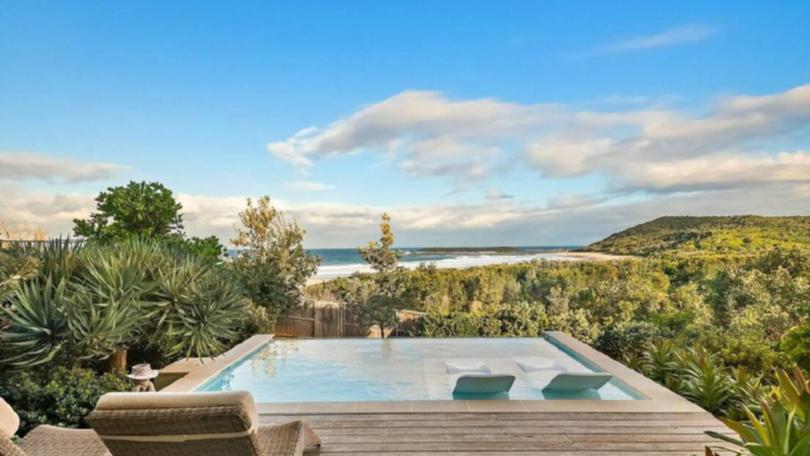 37 Surfside Drive in Catherine Hill Bay is listed with a guide of $4.8 million to $5.1 million with Nick Clarke and Taylah Clarke at Clarke and Co Estate Agents.