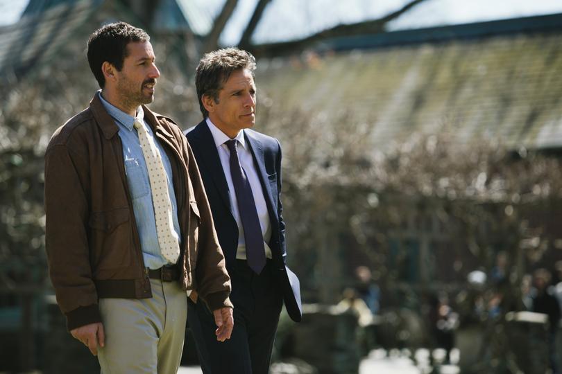 TOD TV The Meyerowitz Stories. Adam Sandler and Ben Stiller in The Meyerowitz Stories.