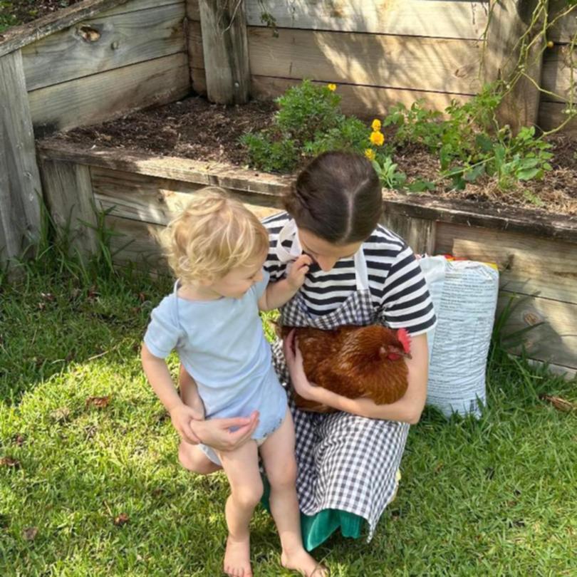 Sophie Roome and her child Rowan. Rowan was killed by his father James Harrison in Lismore. 