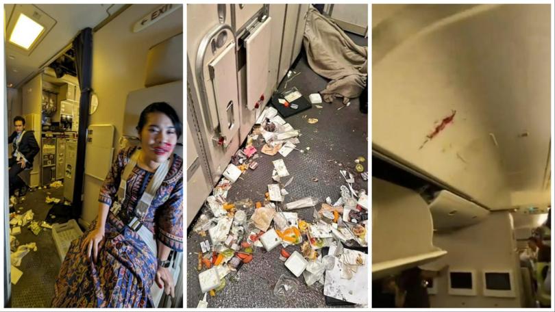 A 73-year-old British man has died, and 30 others have been injured aboard a turbulent Singapore-bound flight that plunged 6,000 feet in a matter of minutes.