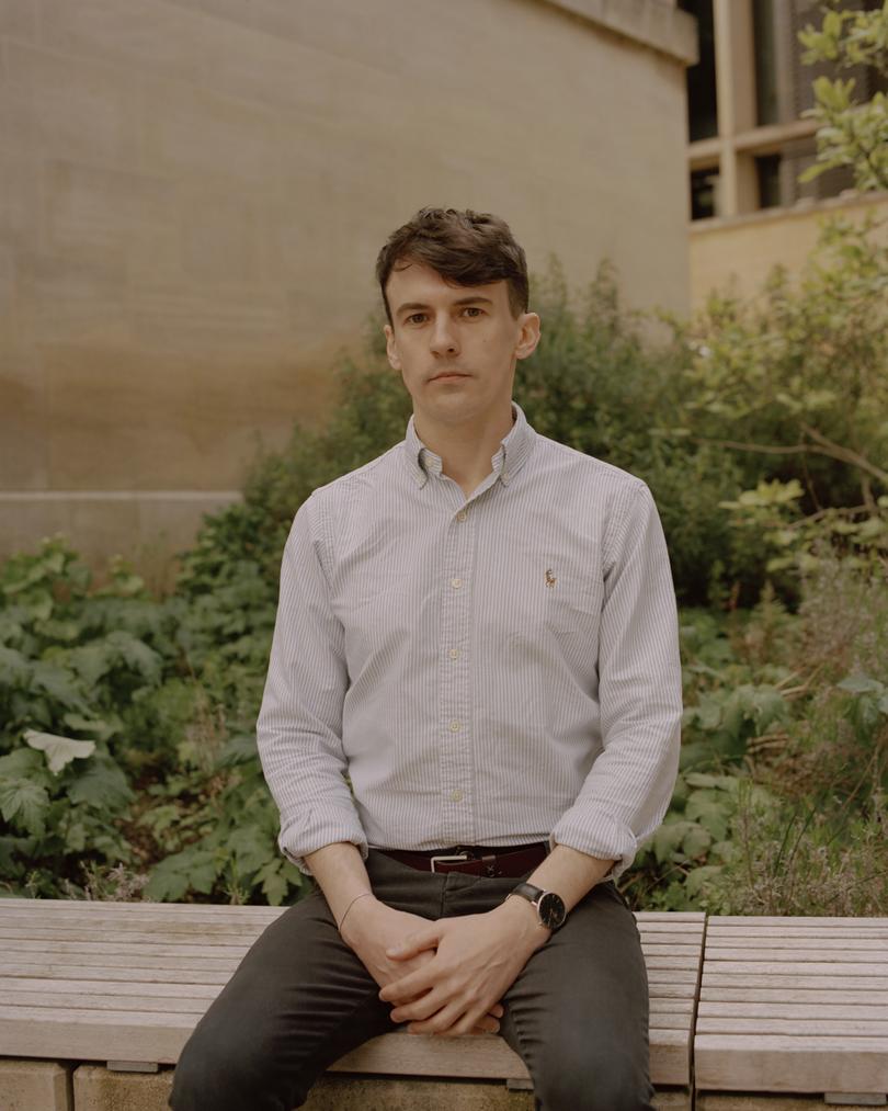 Jack Andrews, a research psychologist at the University of Oxford, in Oxford, England, April 16, 2024. Andrews warned against mental health trainings that could encourage co-rumination among young people.