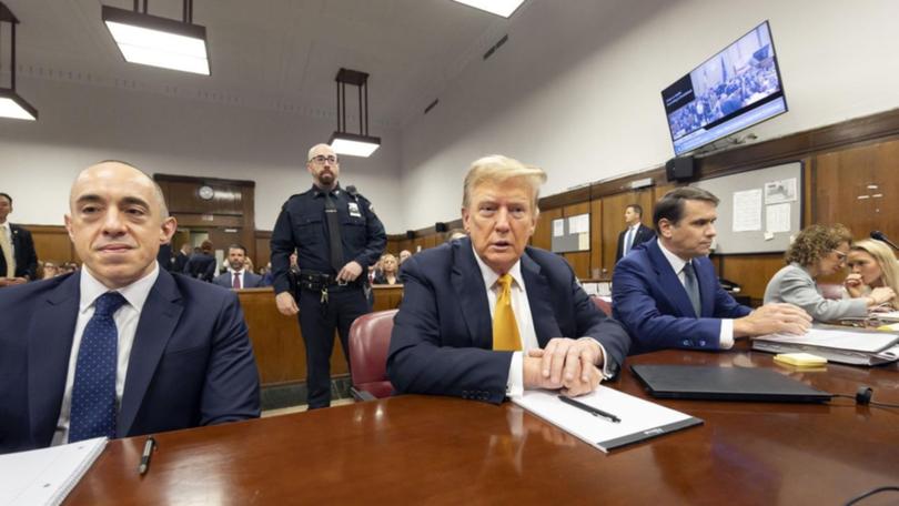 Donald Trump has decided not to take the stand in his hush money trial as it nears its end. (AP PHOTO)