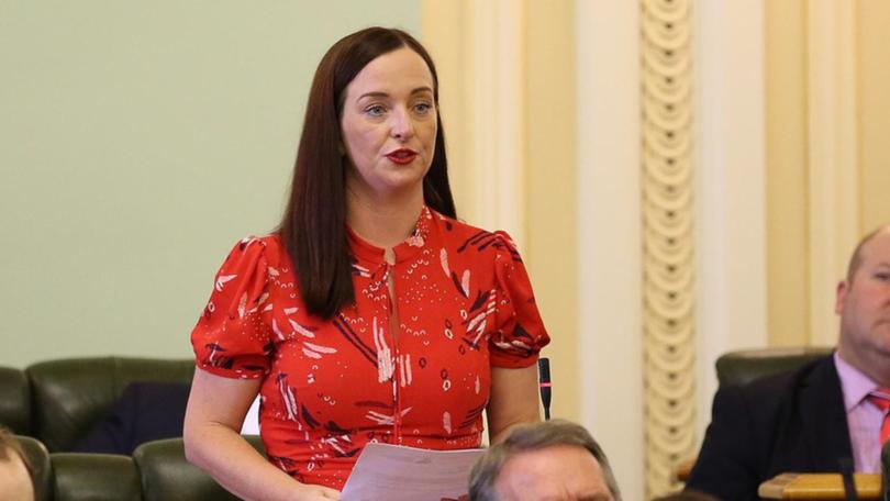 Queensland Labor MP Brittany Lauga has closed her electorate office after her staff were threatened. (Jono Searle/AAP PHOTOS)