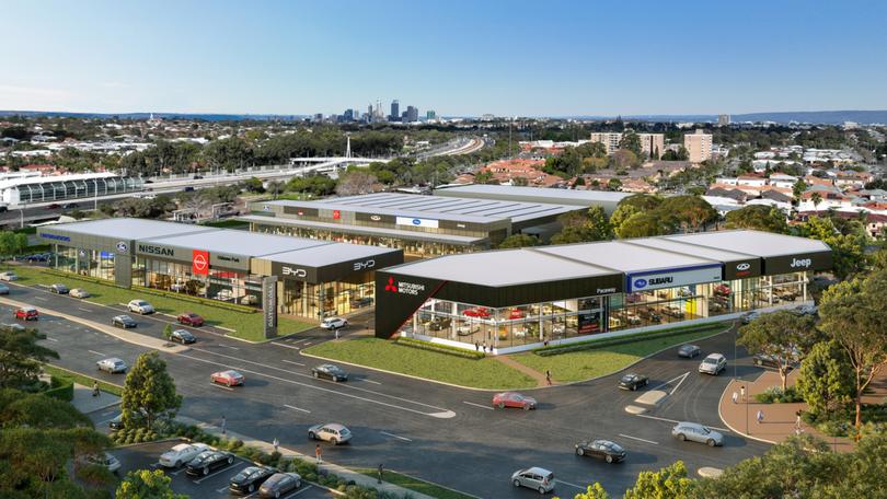 Eagers Automotive mega-car showroom in Perth with eight car brands to open in time for Christmas. 