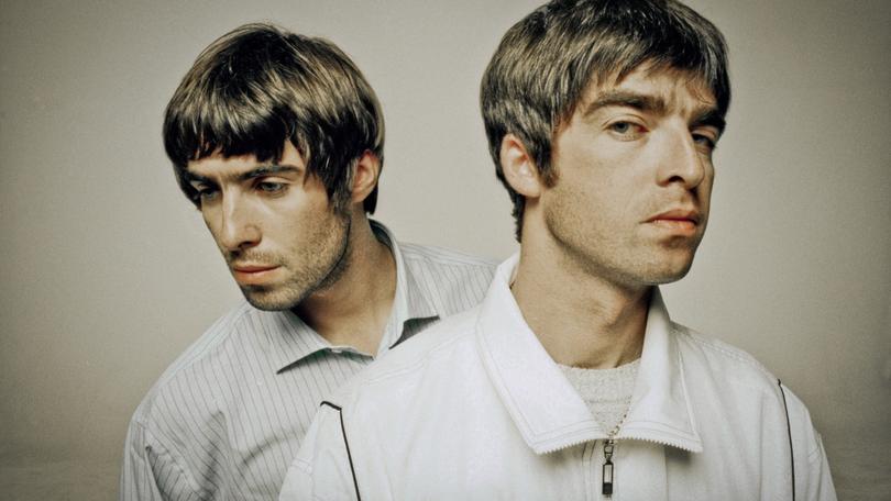 Oasis - Liam Gallagher and Noel Gallagher. 