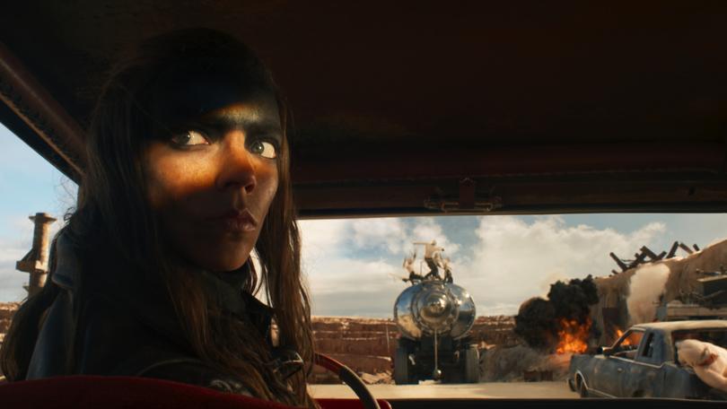 Anya Taylor-Joy in Warner Bros. Pictures’ action adventure "FURIOSA: A MAD MAX SAGA," a Warner Bros. Pictures release.