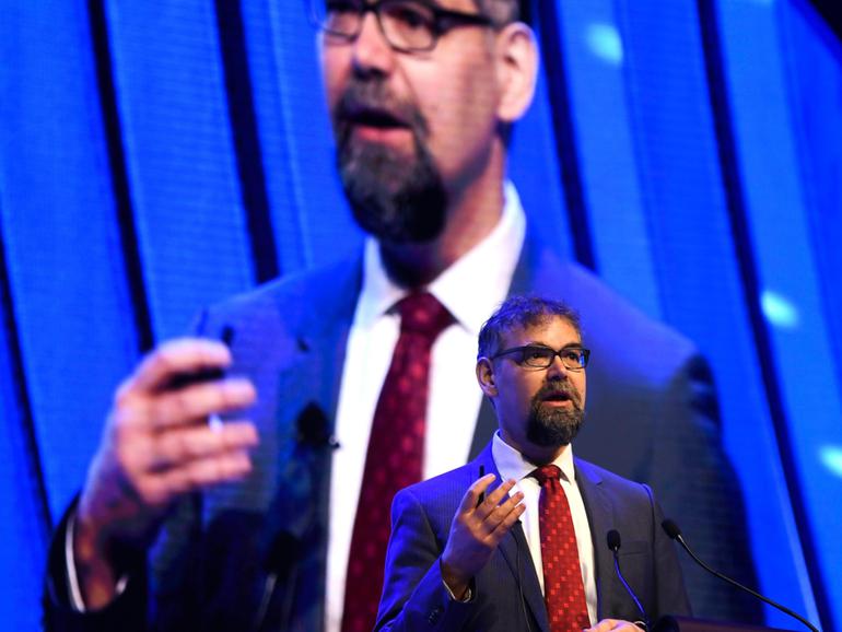 Australian Energy Producers conference at PCEC. Pictured is Shell International Vice President Strategy Insights & Scenarios, László Varró. P