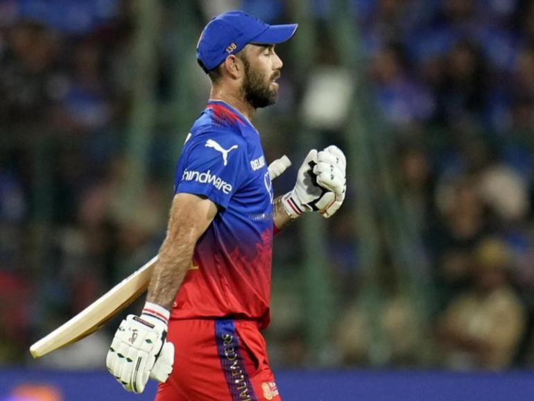 Glenn Maxwell has suffered another failure with the bat as Bengaluru crashed out of the IPL. (AP PHOTO)