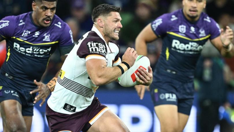 Broncos prop Corey Jensen is a possible bolter for inclusion in Queensland's State of Origin squad. (Joel Carrett/AAP PHOTOS)