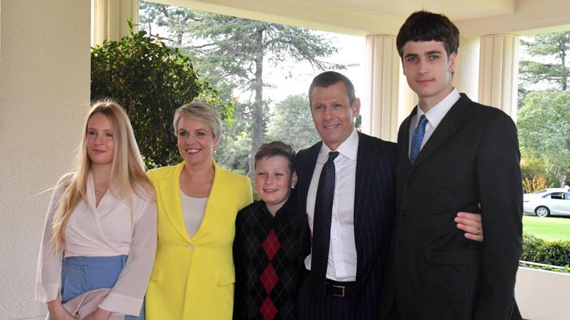 Tanya Plibersek and her family.