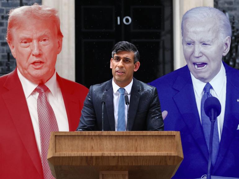 UK Prime Minister Rishi Sunak announced the nation would hold a general election on July 4 - but it feels less of a political event than a damp opening act to the main event in the US to follow.