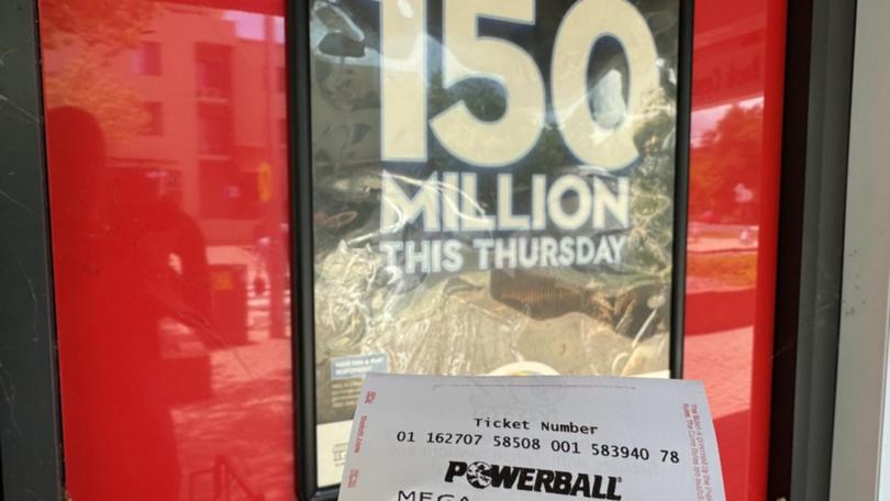 Thursday's $150 million jackpot was the third-largest lottery prize in Australian history. (Mick Tsikas/AAP PHOTOS)