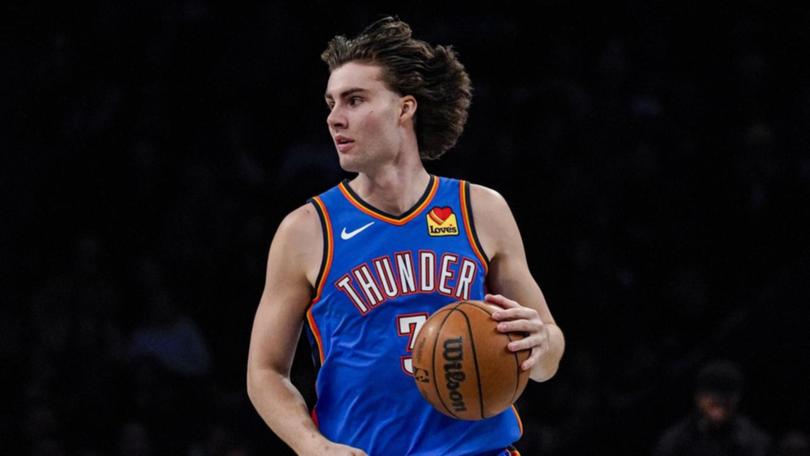 The NBA has reportedly closed its investigation into Oklahoma City's Australian guard Josh Giddey. (AP PHOTO)