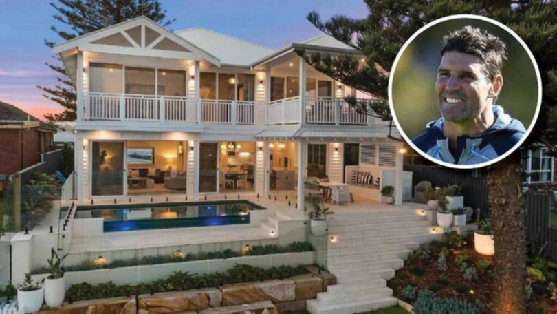 Trent Barrett's Barrack Point home is on the market.