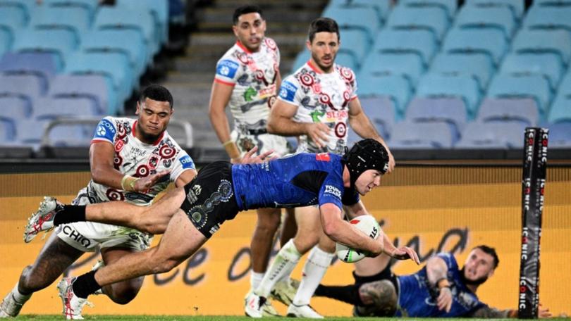 Canterbury five-eighth Matt Burton has made a compelling case for State of Origin selection. (Dan Himbrechts/AAP PHOTOS)