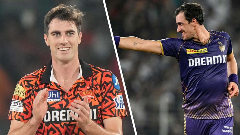 Pat Cummins and Mitchell Starc will go head to head in the IPL final.