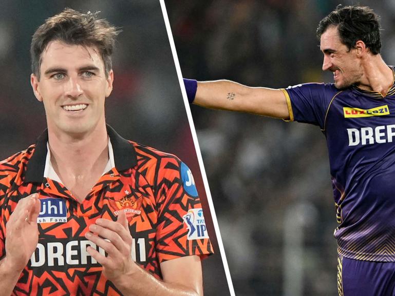 Pat Cummins and Mitchell Starc will go head to head in the IPL final.