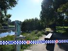 The area near the Cooks River where the woman gave birth.