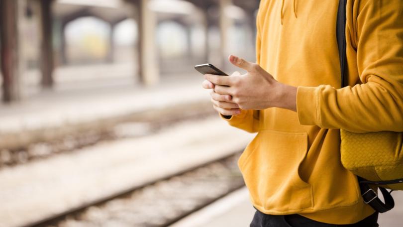 passenger, train station, commuter