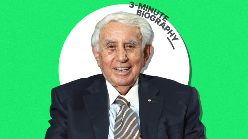 THREE-MINUTE BIOGRAPHY: Harry Triguboff has played arguably the most significant part in getting Sydney — and increasingly, southeastern Australia — to start looking upwards when it comes to property.