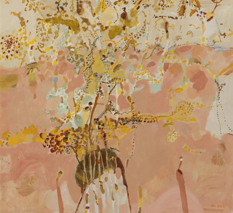 Pied beauty (1969) by John Olsen. Supplied: Art Gallery of South Australia