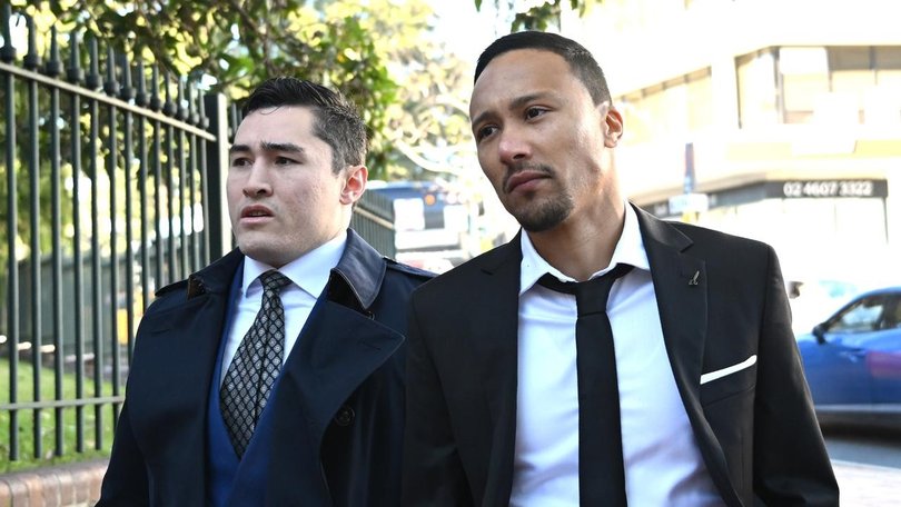 Macarthur FC's Kearyn Baccus did not speak during his brief court appearance. (Dean Lewins/AAP PHOTOS)