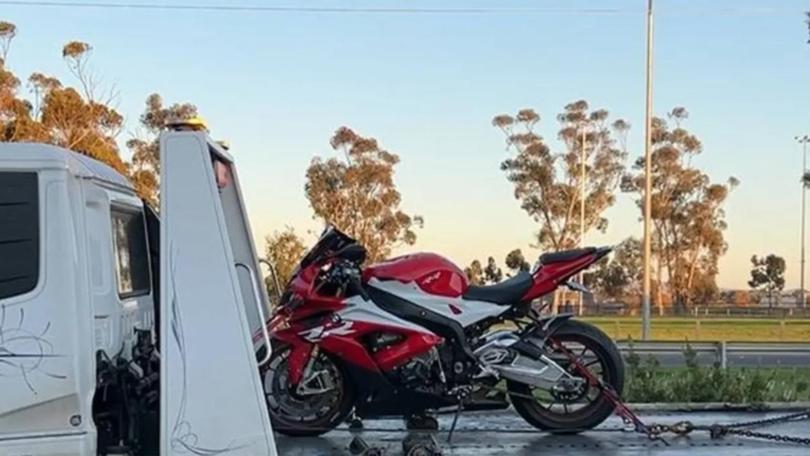 Two motorcyclists face charges including reckless conduct endangering life, and dangerous speeding.