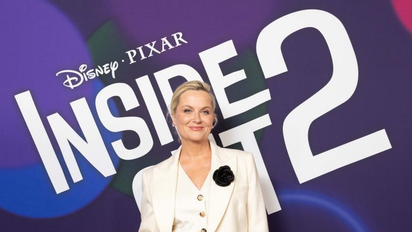 Amy Poehler in Sydney to promote Inside Out 2.