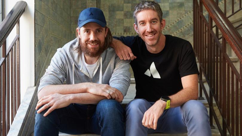 Mike Cannon-Brookes and fellow founder of Atlassian, Scott Farquhar.