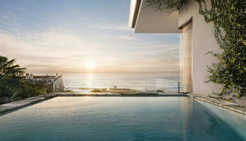 The penthouses have mineral plunge pools.