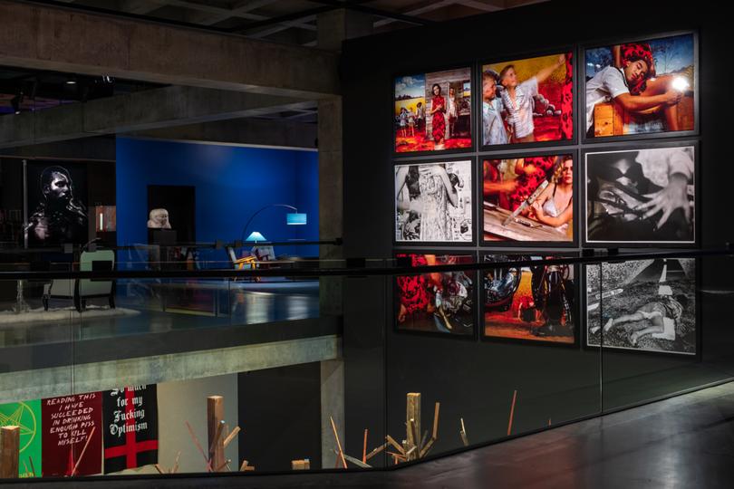 Installation view of Something More (1989) by Tracey Moffatt. Image courtesy of Mona, Museum of Old and New Art, Hobart. Photograph: Jesse Hunniford/Mona