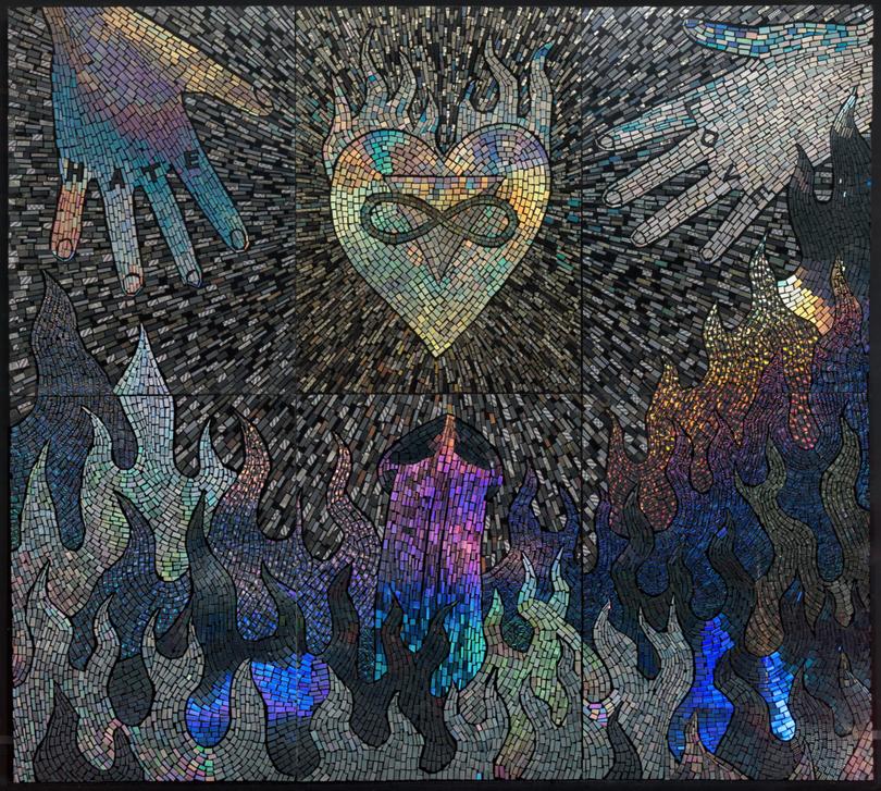 Kiss of light (1990) by David McDiarmid. Collection: National Gallery of Australia, Kamberri/Canberra.