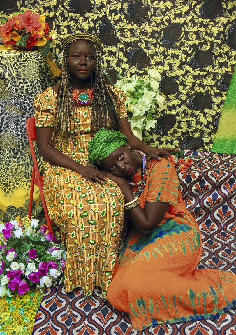 Adut and Bigoa (2015) by Atong Atem Â© Atong Atem, courtesy Mars Gallery, Melbourne. National Gallery of Victoria, Melbourne.