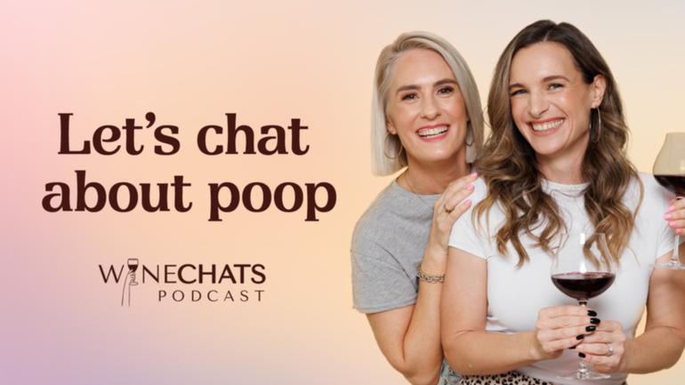 WATCH NOW:  Join Billi and Lyndsey on the couch this week as they explore an interesting article about pooping. What’s normal and what’s not? Let’s get right into it over a lovely bottle of wine.