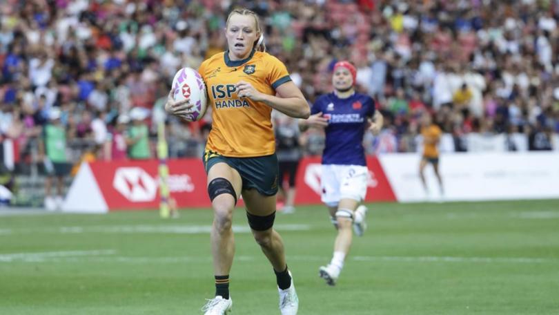 Maddison Levi has been the driving force behind Australia's sucessful World Sevens Series campaign. (AP PHOTO)