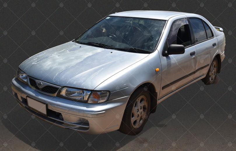 The 1998 Silver Nissan PUlsar Sedan which police focused on in the investigation.