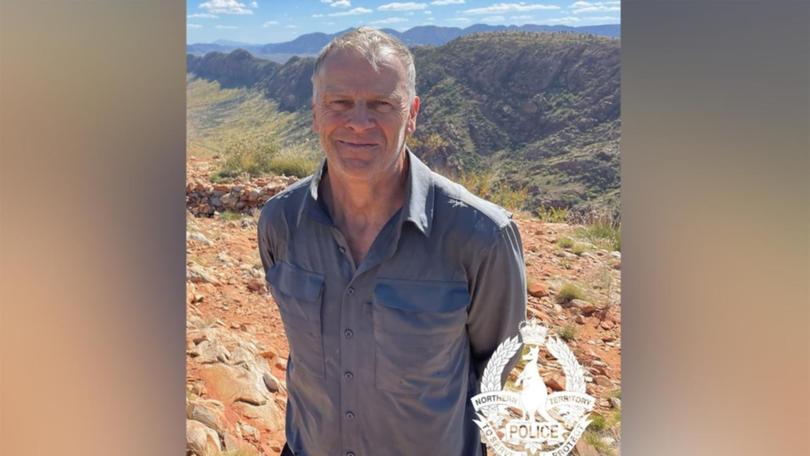 The body of missing hiker Alistair Thomson was found near a waterhole at in Central Australia.