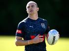 Dylan Edwards has stayed in the NSW Origin camp to help finalise preparations for game one. (Dan Himbrechts/AAP PHOTOS)