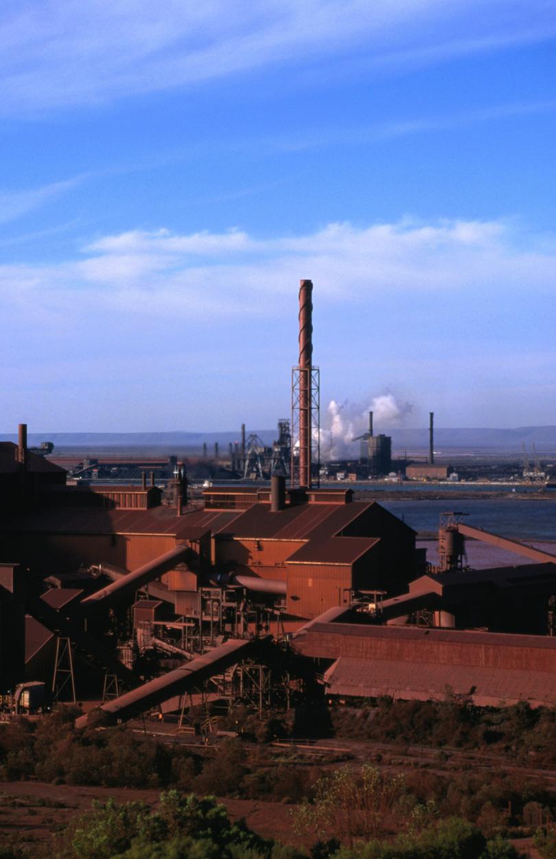The massive BHP steel complex at Whyalla, has become a tourist attraction where one can join the 'quarry to steel' tour