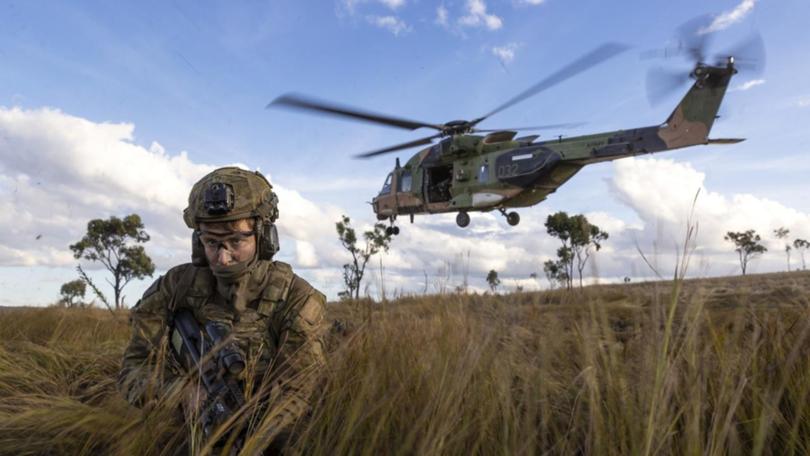 A rule change will allow New Zealanders, Americans and Brits join the ADF. (AP PHOTO)