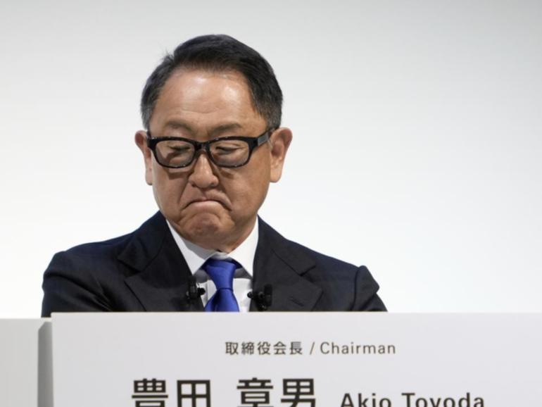 Toyota Motor chairman Akio Toyoda has apologised to customers, "car fans and all stakeholders". (EPA PHOTO)