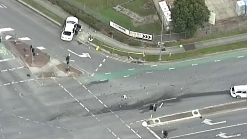 The crash occurred on the corner of Boundary Rd and Progress Rd in Wacol on May 28.