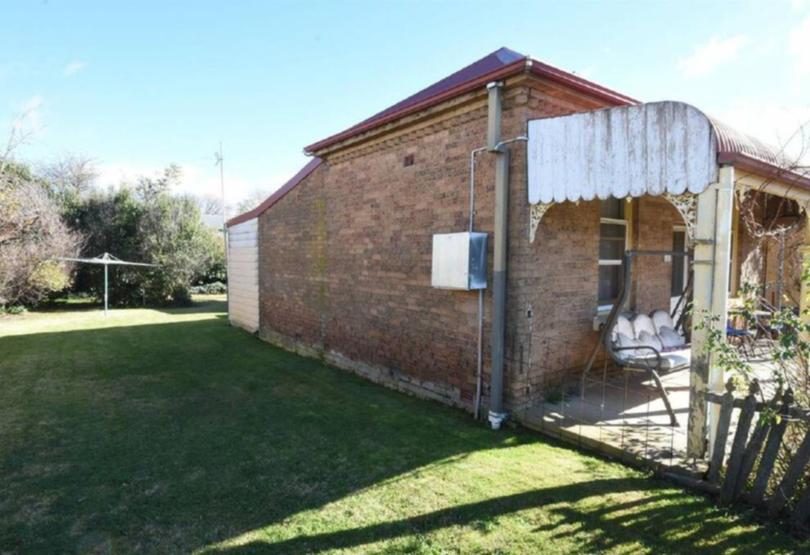 Backyard and exterior of the home.