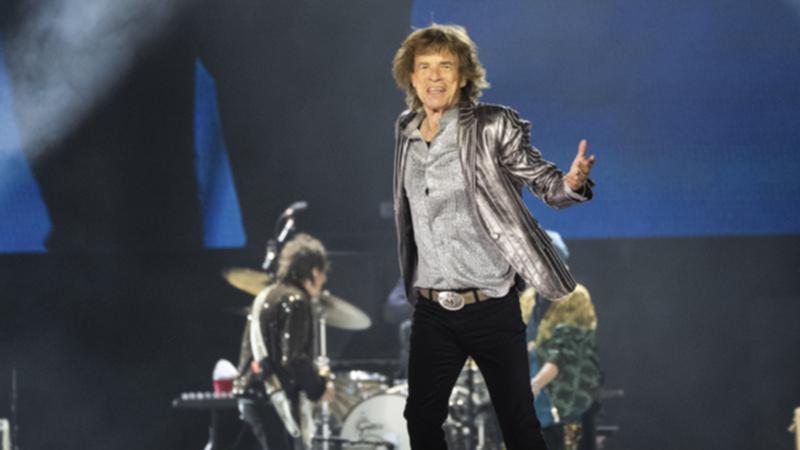Mick Jagger says he stays fit by doing two dance rehearsals and a few gym workouts each week. (AP PHOTO)