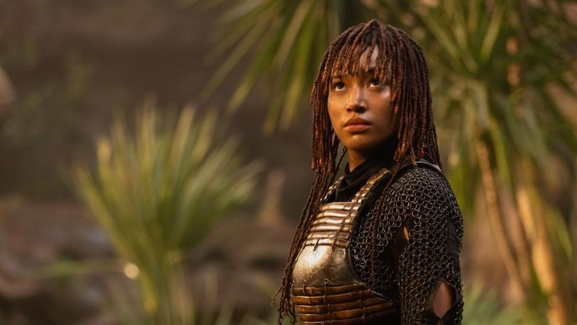 Mae (Amandla Stenberg) in Lucasfilm's THE ACOLYTE, exclusively on Disney+.