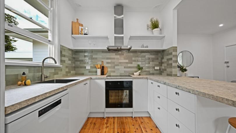 Kitchen at 1 McKay Crescent after renovations.