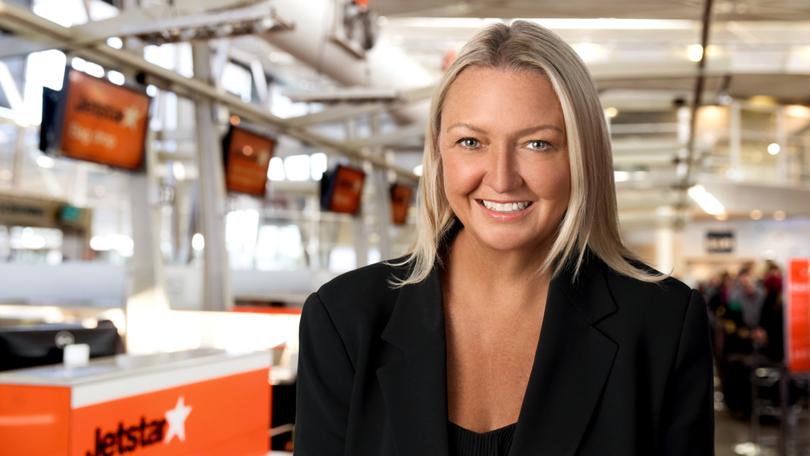 Stephanie Tully at Sydney Domestic Airport in Sydney, Australia.