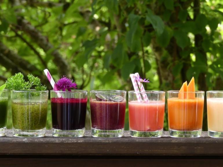 juices, smoothies, vegetables