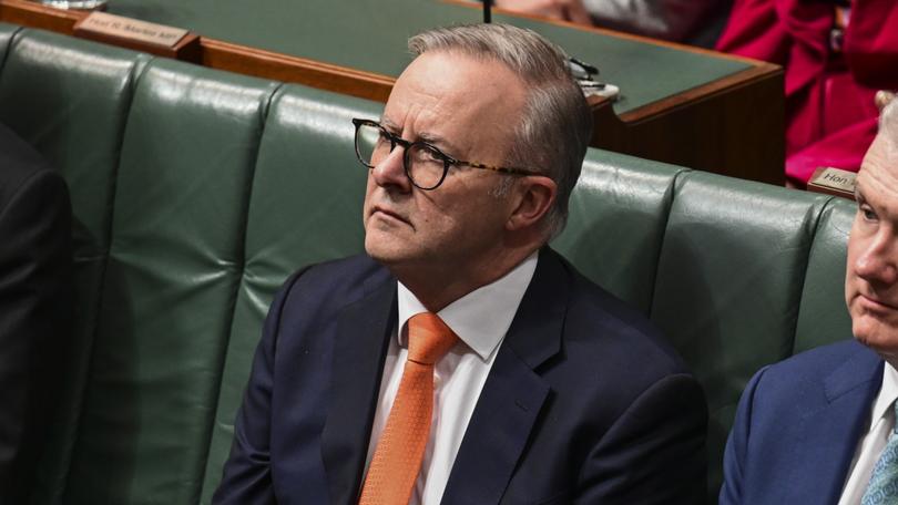 Anthony Albanese has praised unions for shaping his party’s agenda including on controversial industrial relations changes in a rev-up speech to the annual labour movement’s conference.